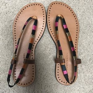 Anthropologie (Lucky Penny) sandals size 10 NWOT
